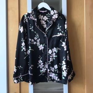 Victoria Secret Satin Floral Pajama Set